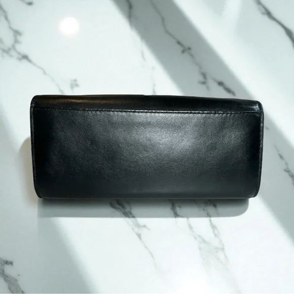 Coach Leather Turnlock Chain Clutch Horse & Carriage Embossed Hardware NEW - Picture 10 of 16